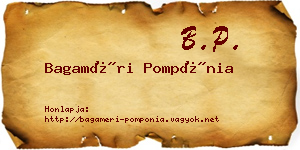 Bagaméri Pompónia névjegykártya